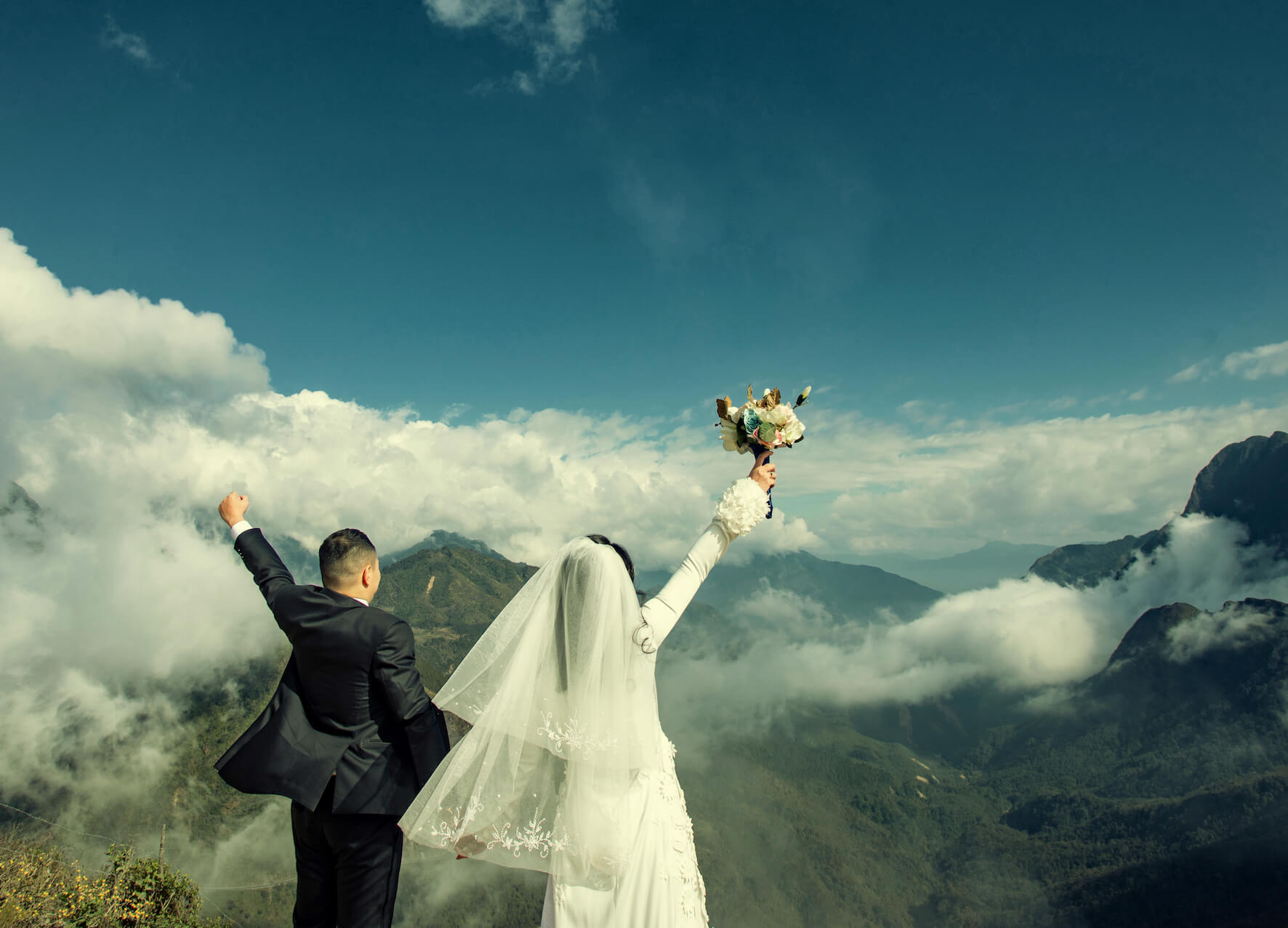 Chụp ảnh cưới ngoại cảnh tại Sapa