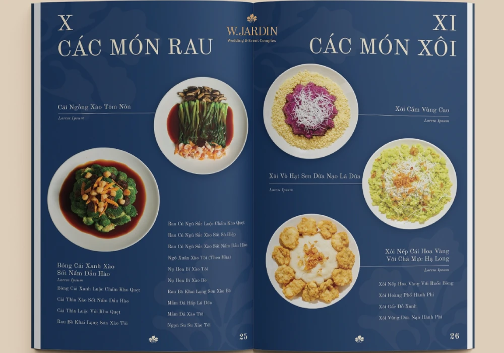 các món ăn đám cưới miền bắc