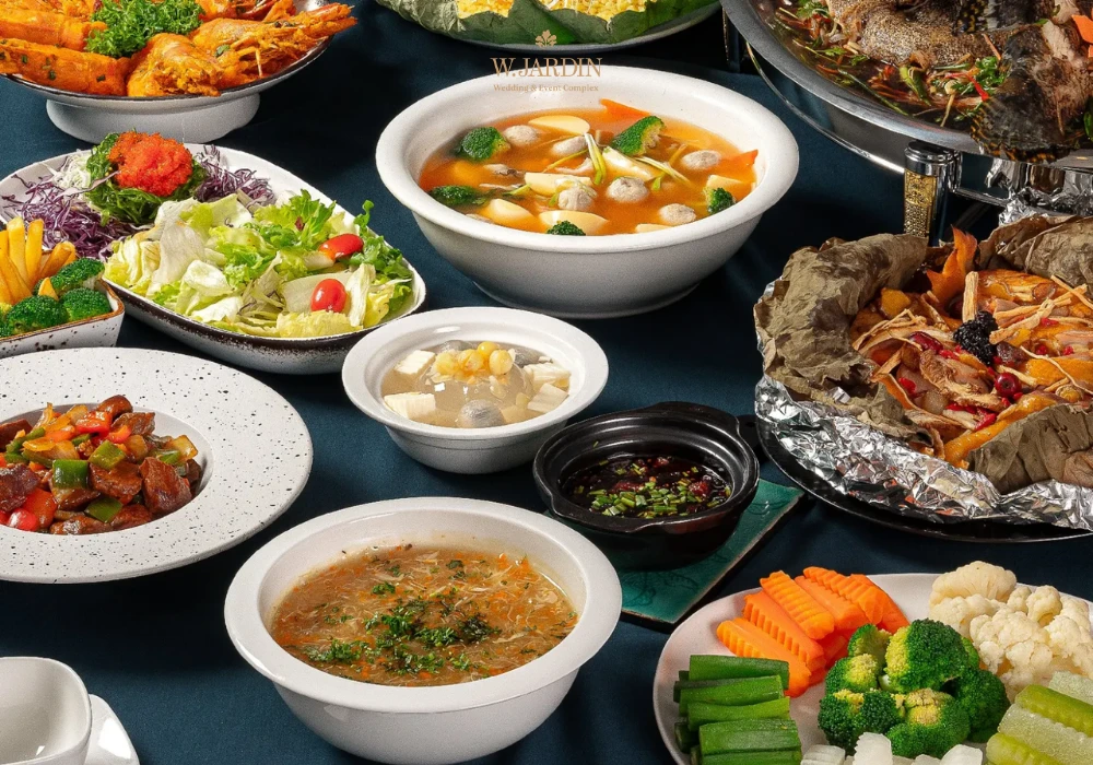 các món ăn trong tiệc cưới miền bắc