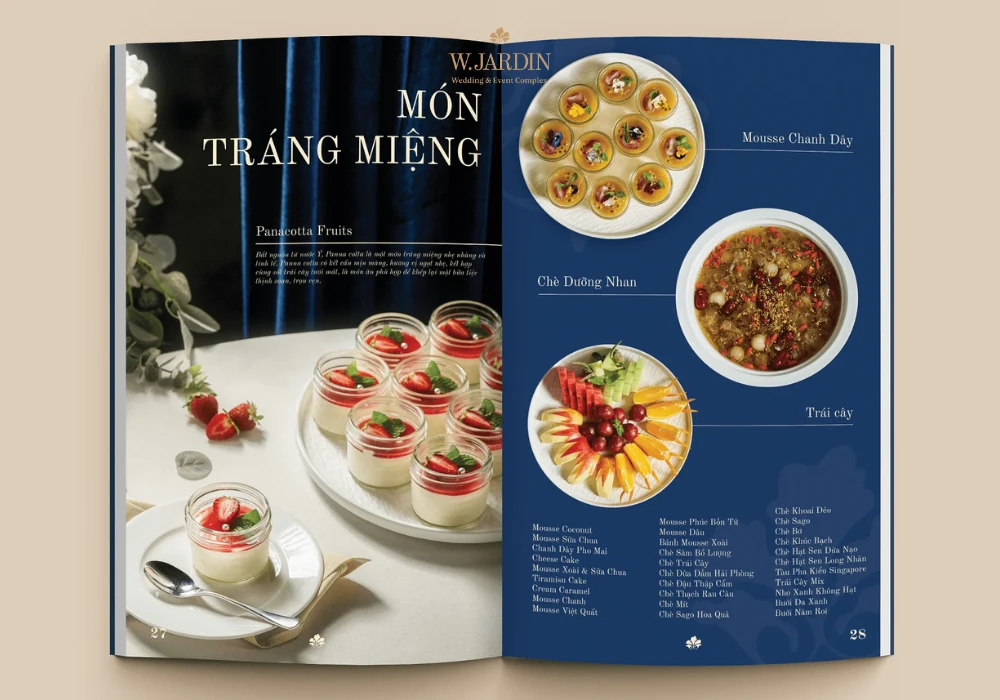 Thực đơn đám cưới miền Bắc