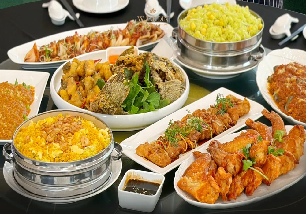 Thực đơn đám cưới miền Bắc