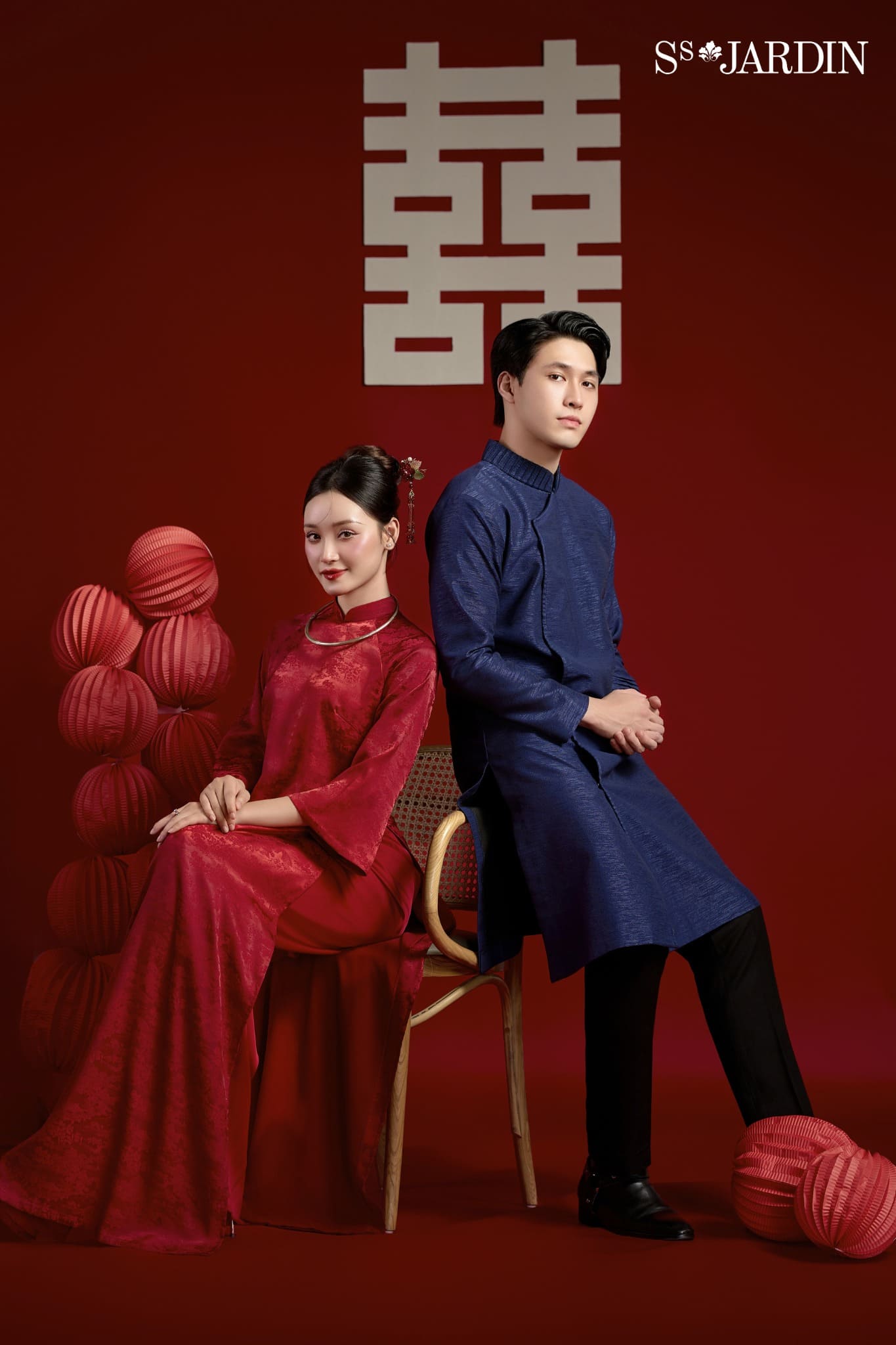 Các concept chụp ảnh cưới với áo dài trong studio