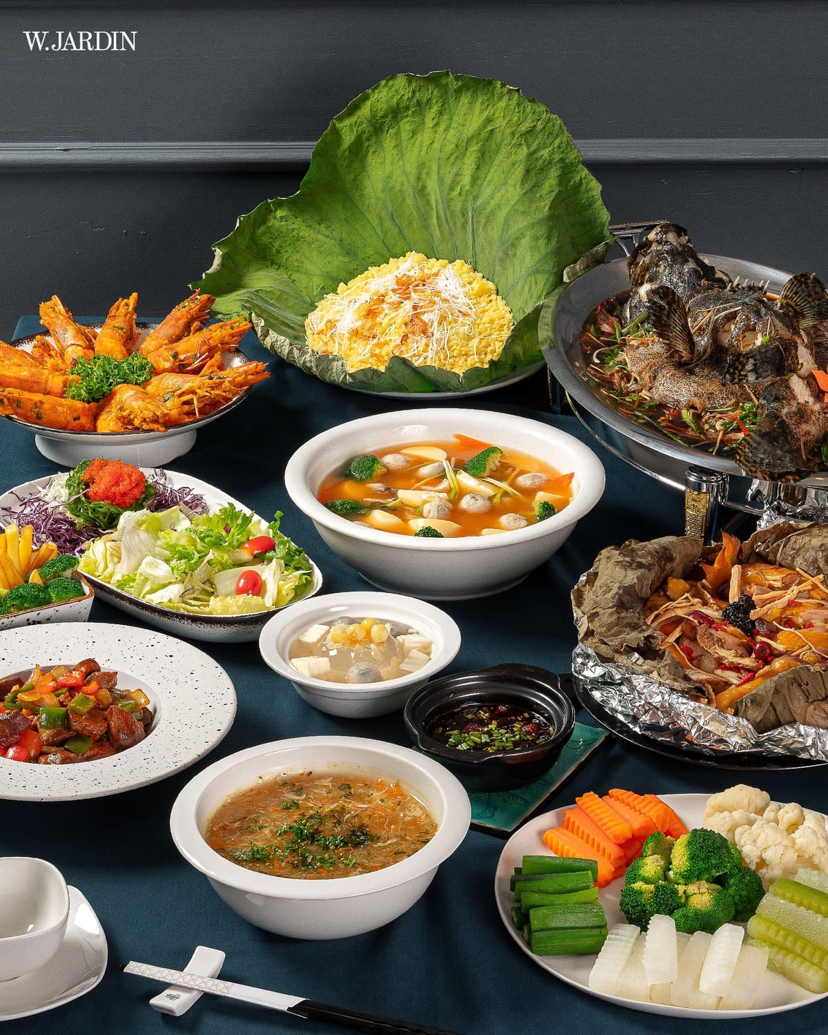 Bí quyết lên thực đơn tiệc có món hấp chuyên nghiệp