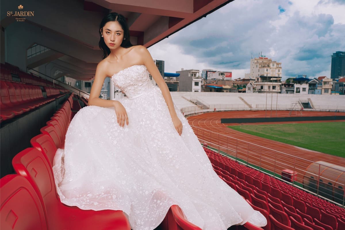 Váy cưới chữ A – Lựa chọn hoàn hảo cho mọi dáng người