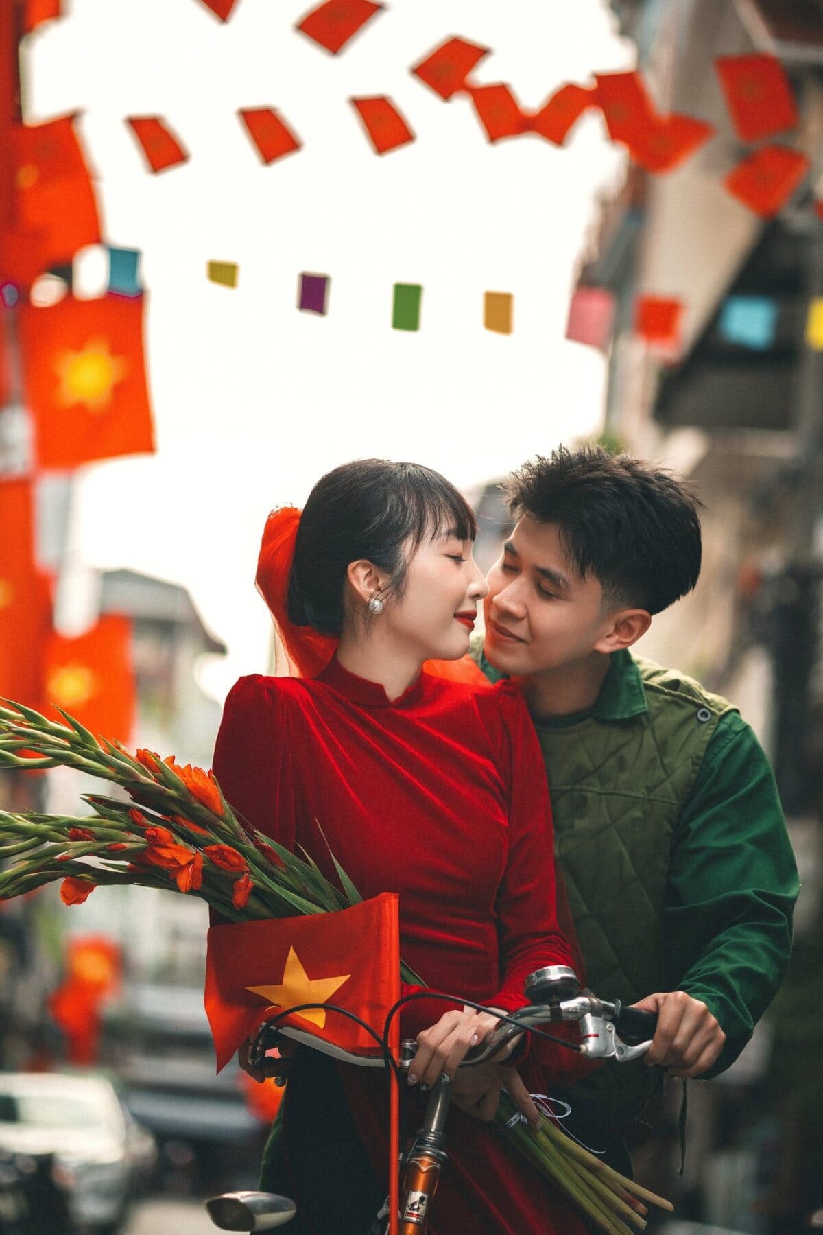 Tạo dáng ảnh cưới nghệ thuật