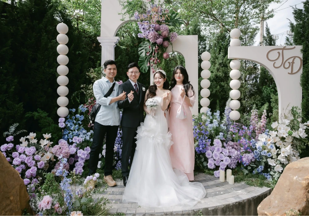 background đám cưới