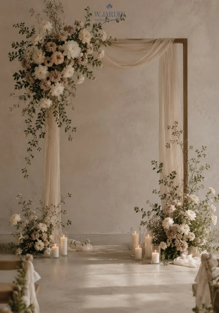 mẫu backdrop đám cưới đẹp