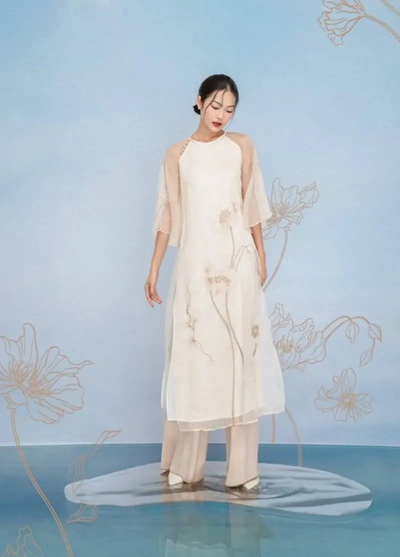 áo dài cách tân đi đám hỏi