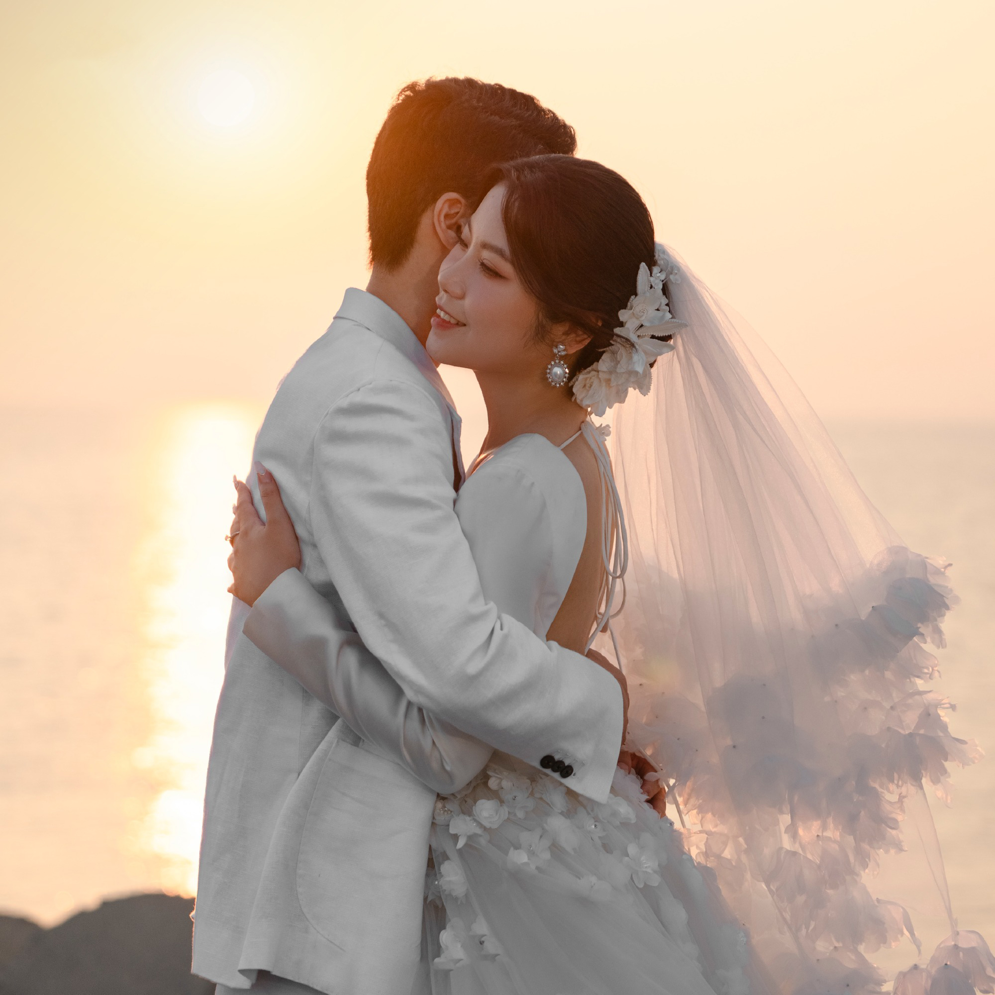 concept chụp ảnh cưới ở biển