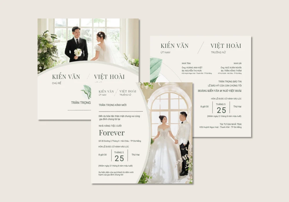 mẫu thiệp cưới online