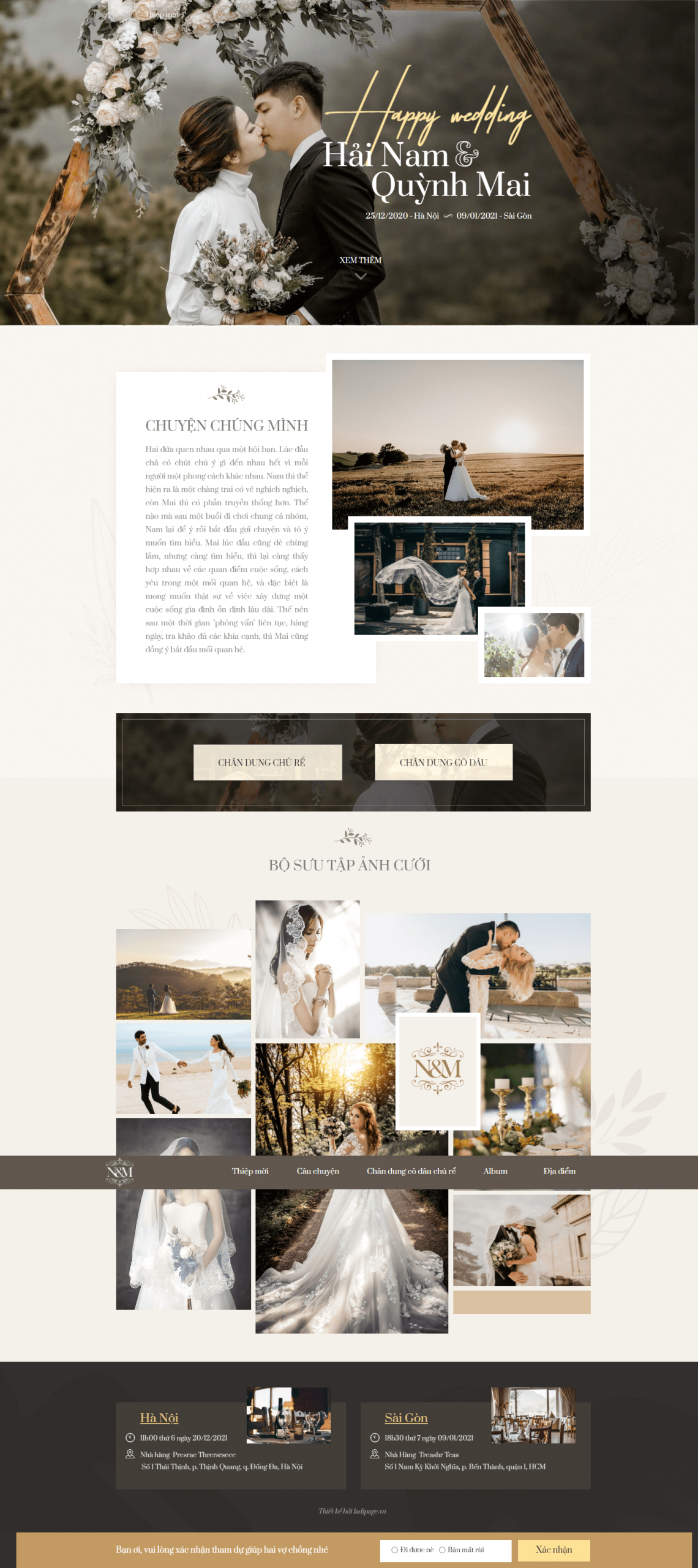 thiệp đám cưới online