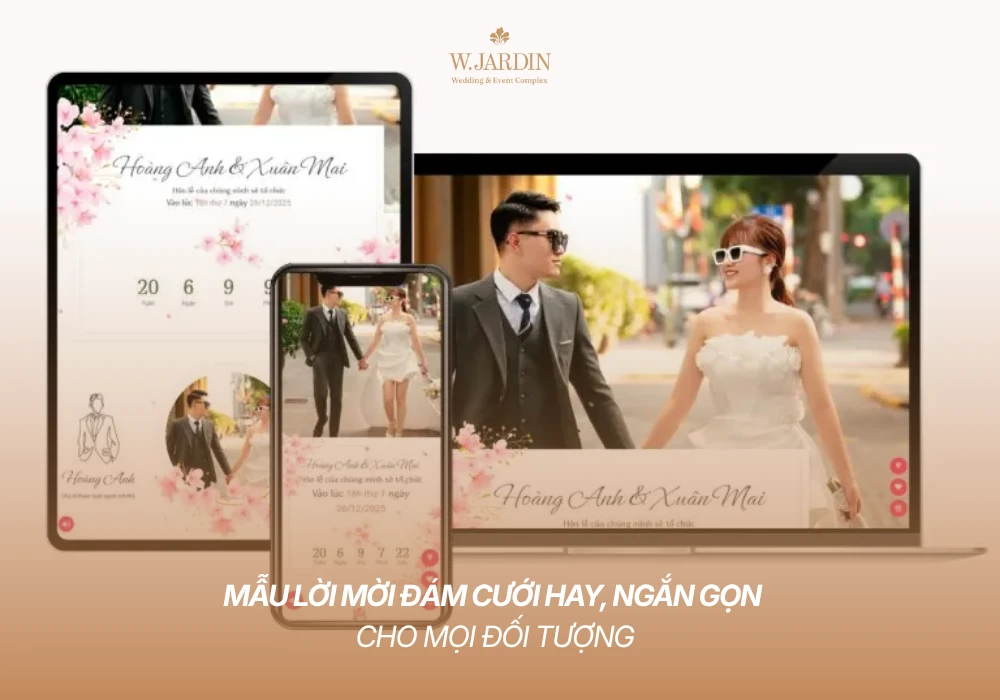 Mẫu Lời Mời Đám Cưới Hay, Ngắn Gọn Cho Mọi Đối Tượng