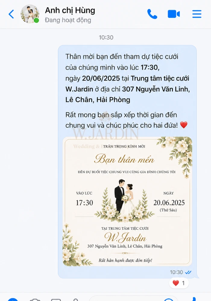 những bài viết mời đám cưới hay