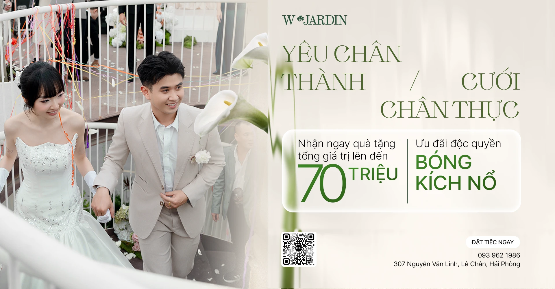 chi phí tiệc cưới ngoài trời