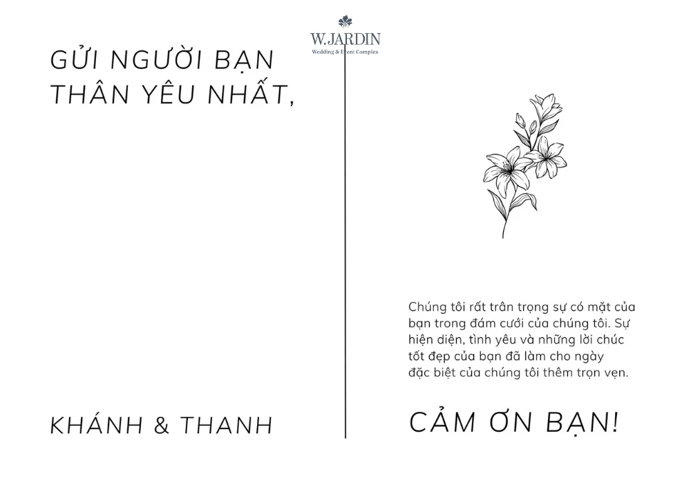 quà cảm ơn đám cưới