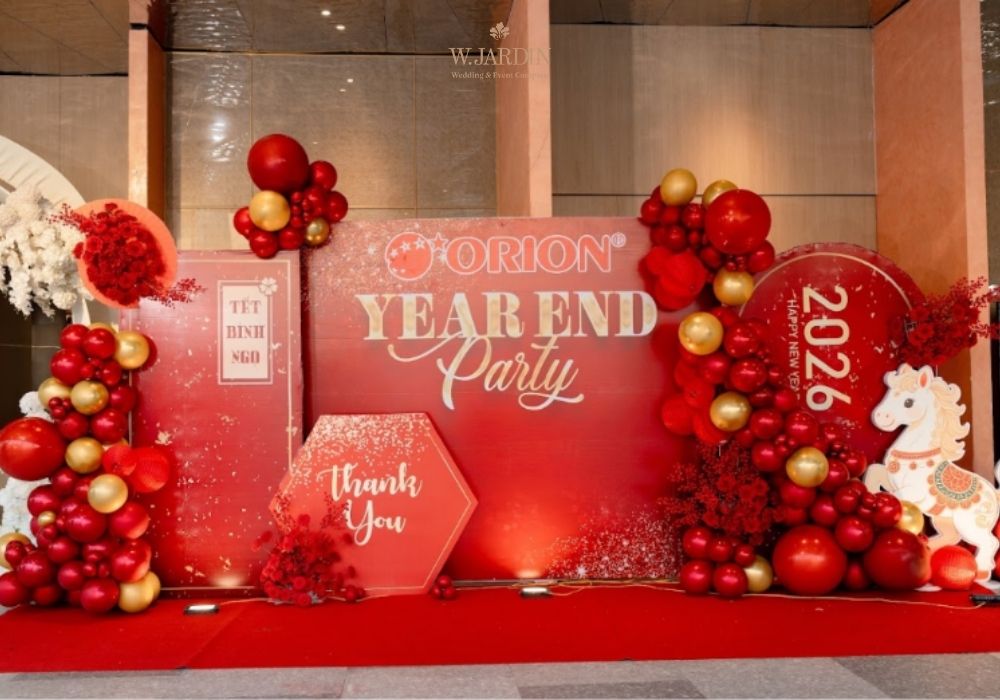 Backdrop Year End Party