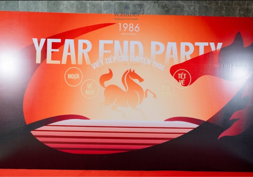 Backdrop Year End Party