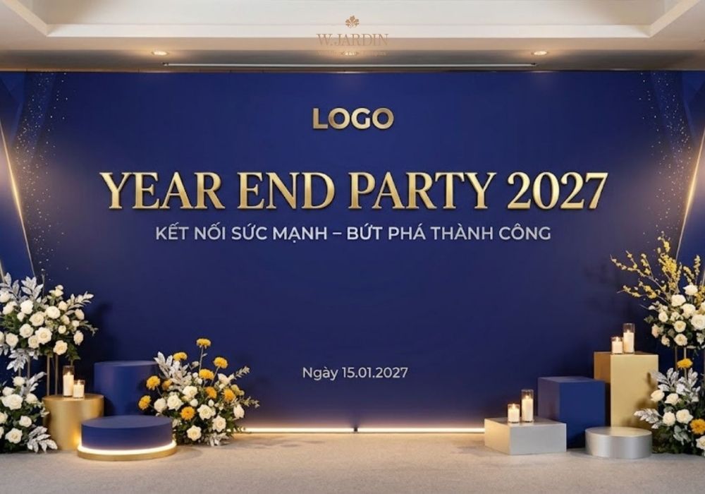 Backdrop Year End Party