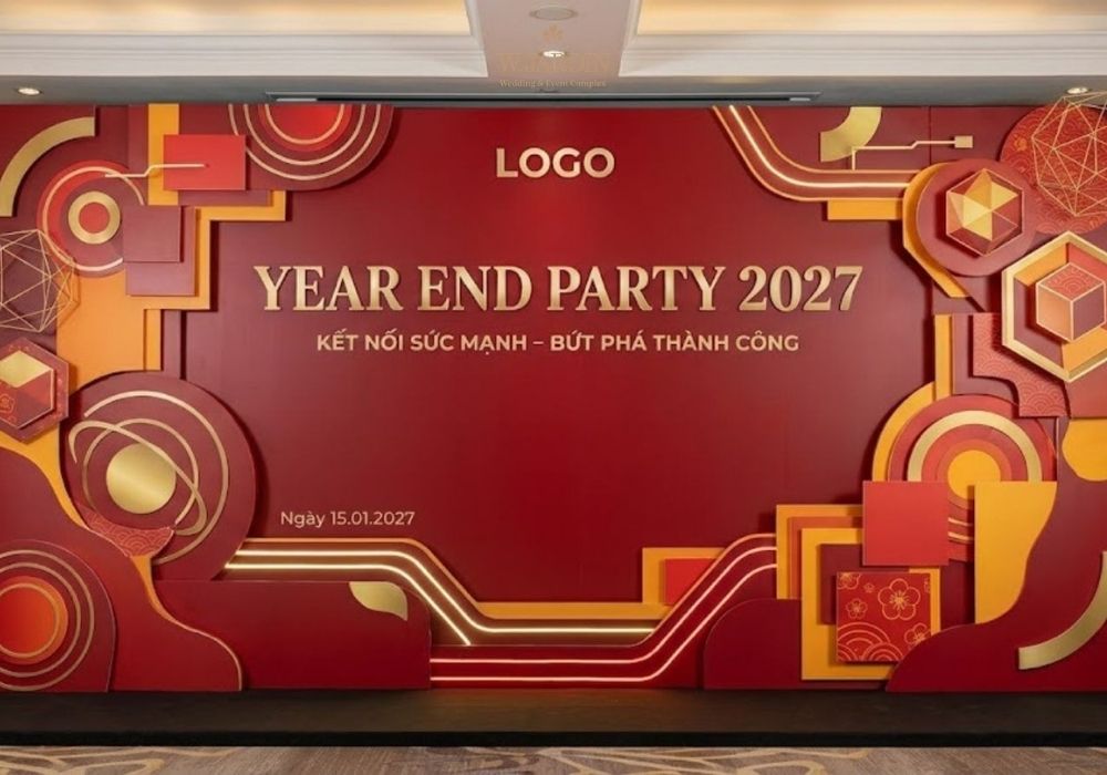 Backdrop Year End Party