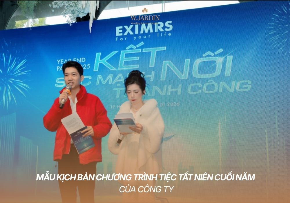 Mẫu kịch bản chương trình tiệc tất niên cuối năm của công ty