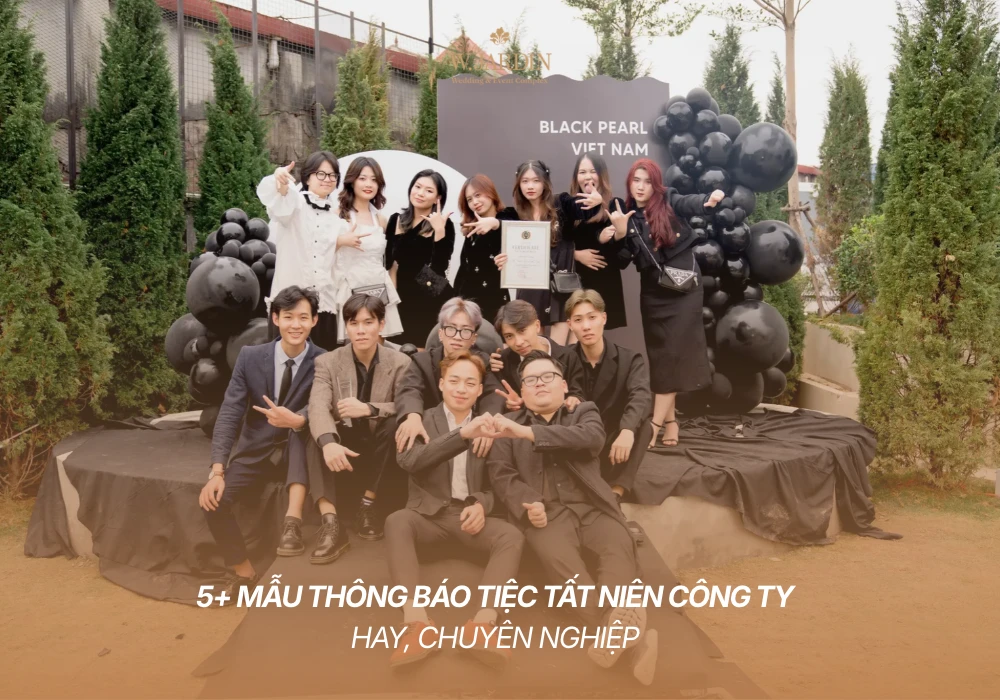 5+ Mẫu Thông Báo Tiệc Tất Niên Công Ty Hay, Chuyên Nghiệp
