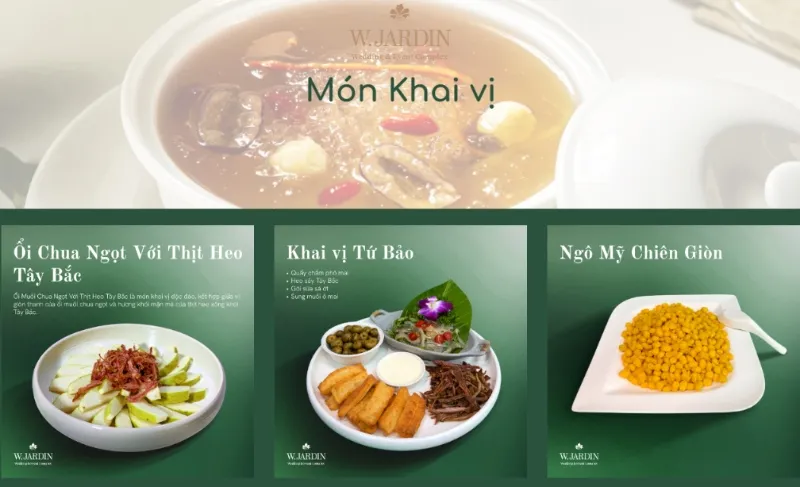 Thực đơn tất niên công ty