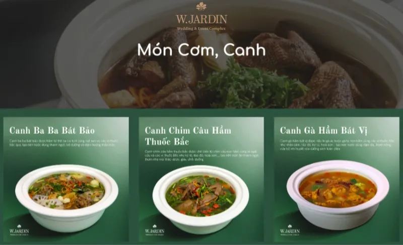 Thực đơn tất niên công ty